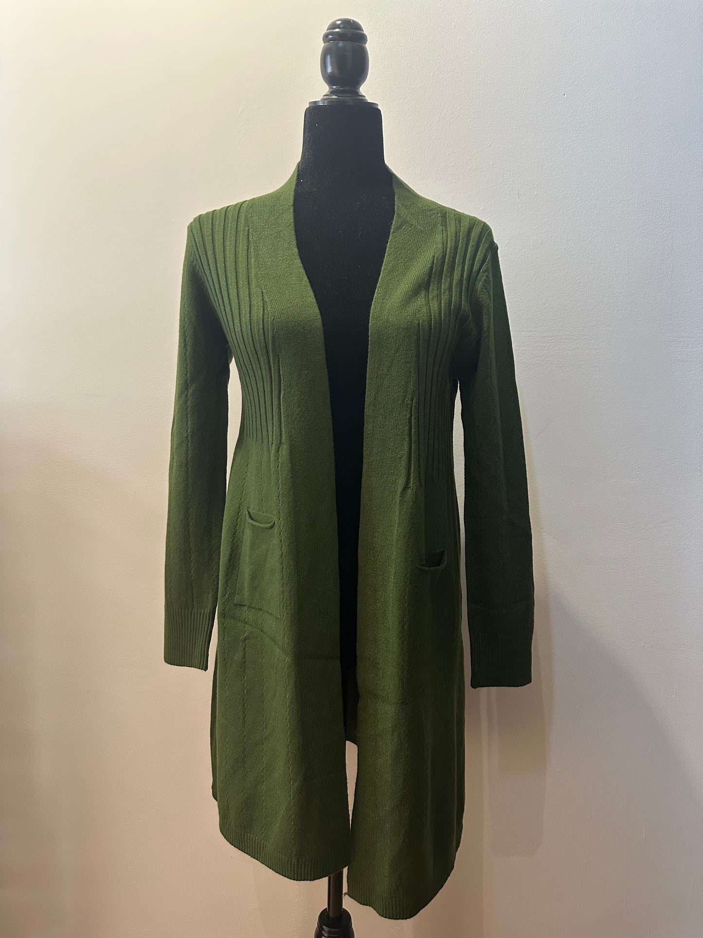 Knitted Cardigan - Green