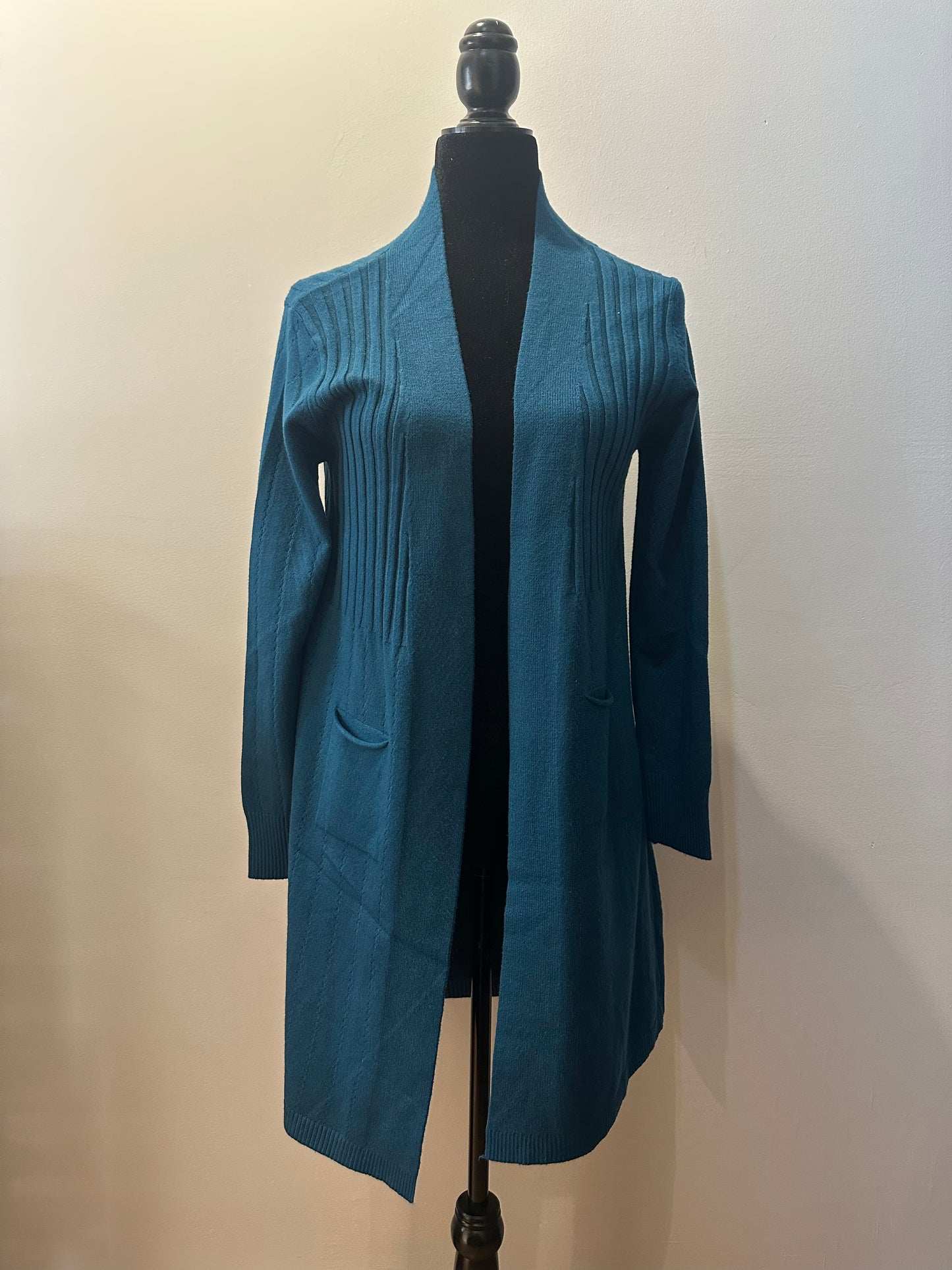 Knitted Cardigan - Turquoise